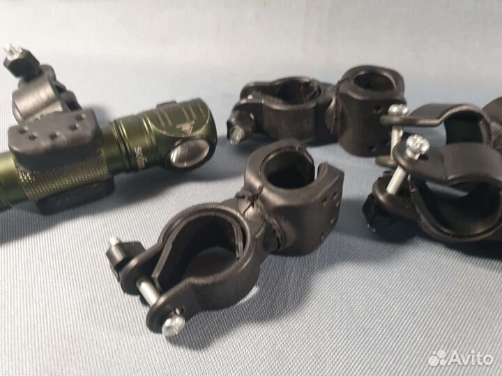 Крепление для фонаря на руль поворотное