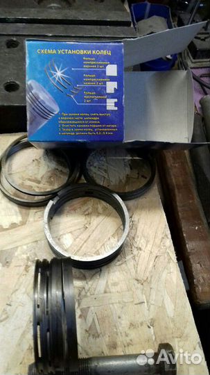 Комплект колец компрессора (ном.) 60мм ЗИЛ, ямз