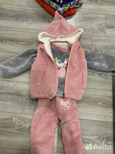 Костюм теплый дл девочки