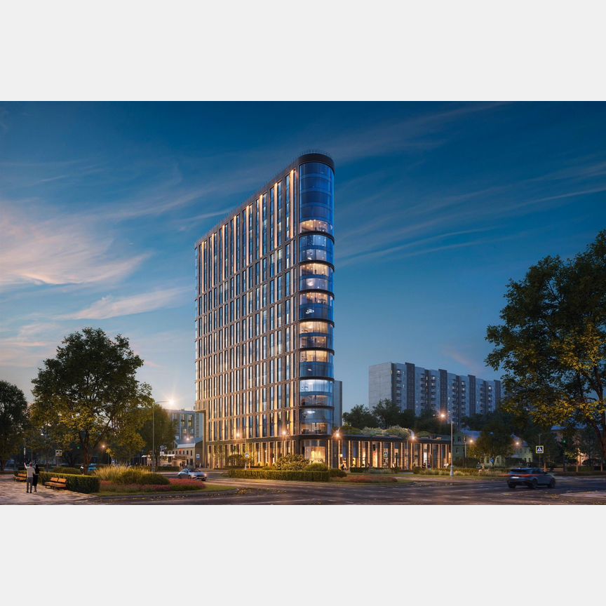 1-к. квартира, 42,9 м², 18/19 эт.