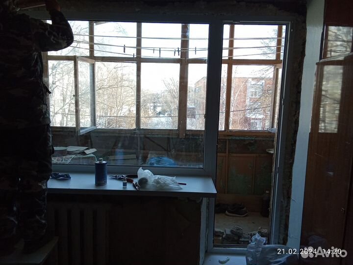 Отделка балконов и лоджий