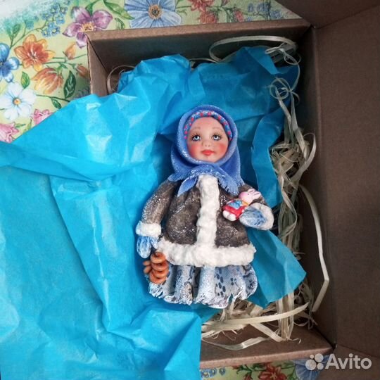 Ватные елочные игрушки