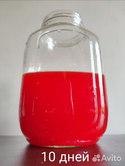 Клубничный натуральный уксус, питьевой. Без сахара