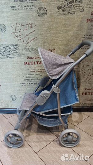 Коляска для куклы прогулочная с козырьком Melobo