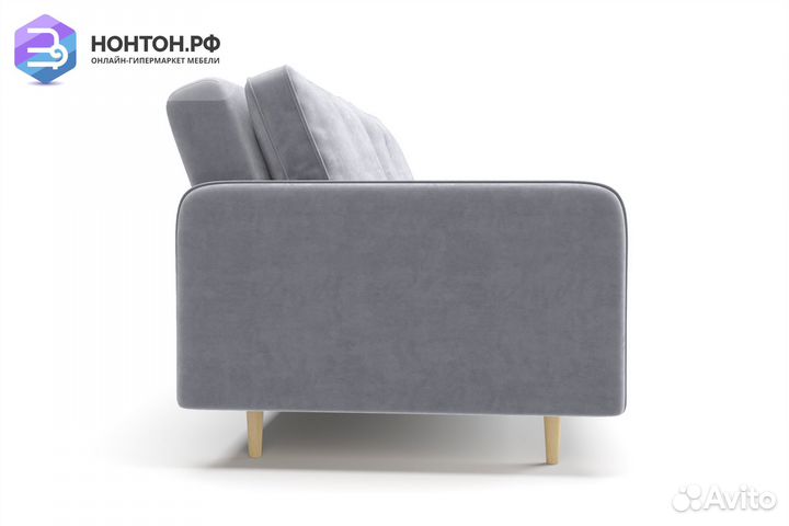 Диван книжка Эстет серый