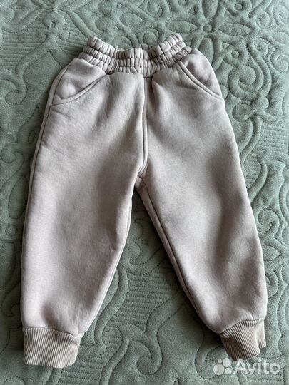 Костюм теплый флисовый для девочки 86