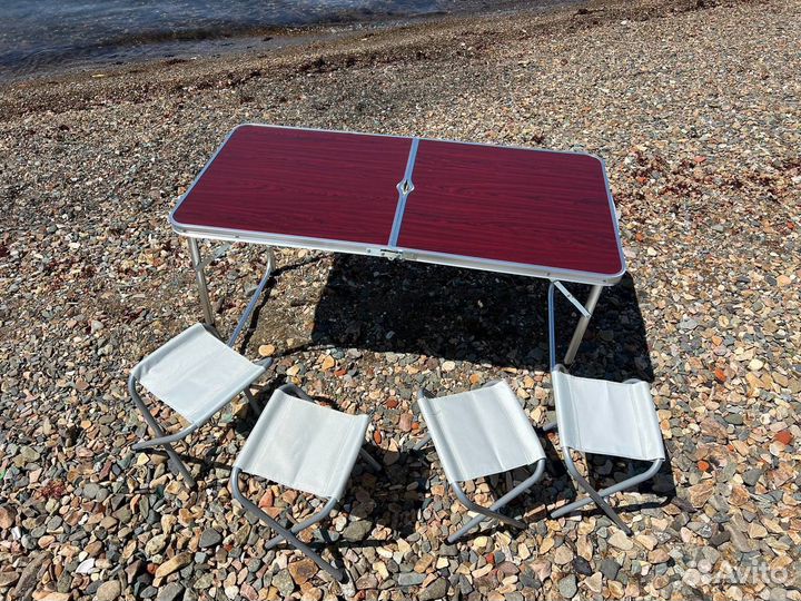 Стол складной для рыбалки и стулья