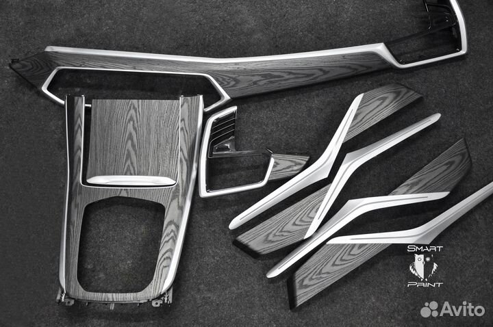 Планки салона под дерево BMW G05