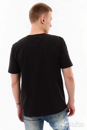 Футболка emotion DAY «Print004» - черный. Оптом