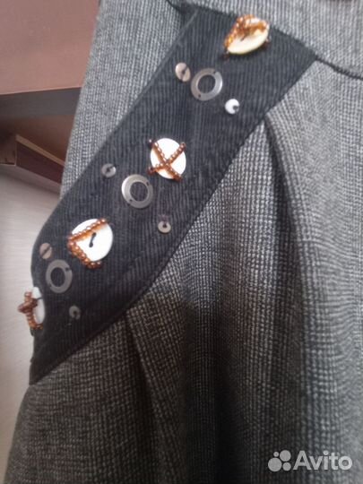 Юбки женские Guzella длинная Ольникс до колена