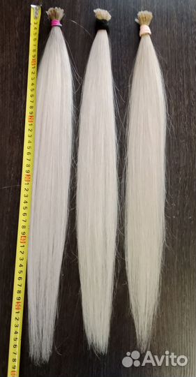 Волосы для наращивания 60 см бу