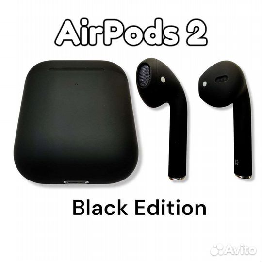 AirPods 2 Premium чёрные