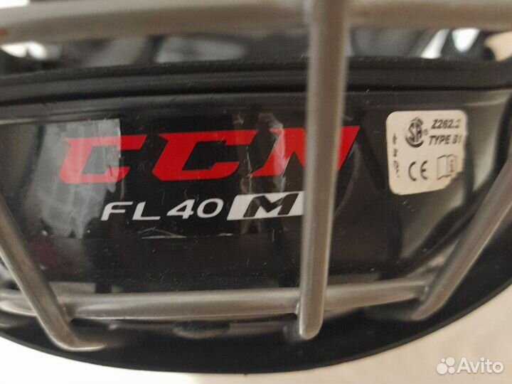 Шлем хоккейный ccm fl 40 m