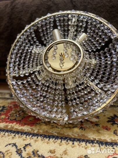 Люстра чешская хрусталь