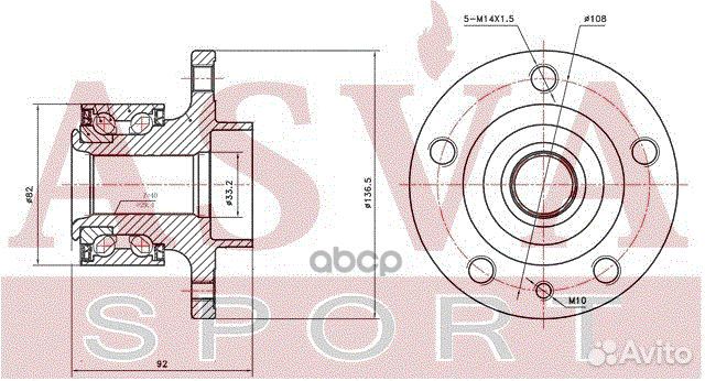 Запчасти а/м vowh-S80MF asva