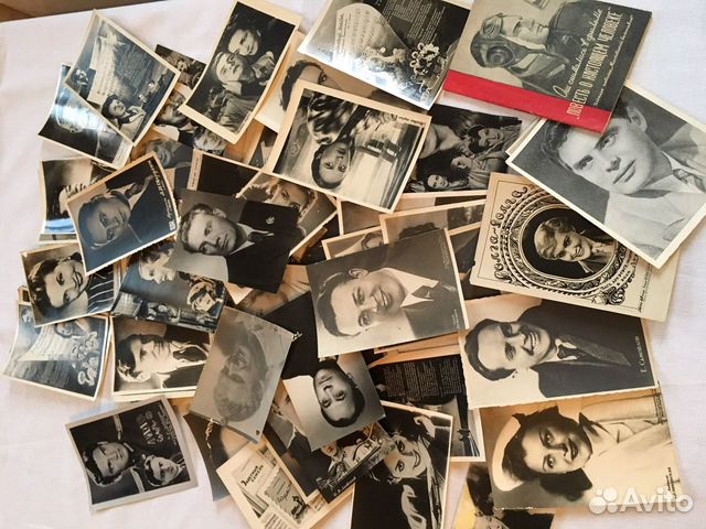 Карточка артистов 20-80х годов Коллекция