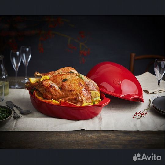 Утятница керамическая Emile Henry chicken roaster