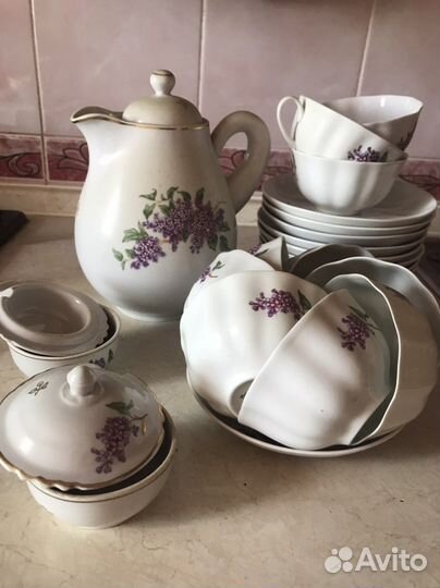 Чайный сервиз СССР дулево