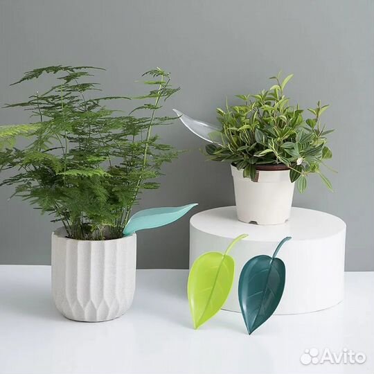 Воронки для полива в форме листа 7,5х19см (3шт)