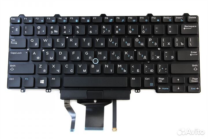 Клавиатура для ноутбука Dell E7470 Черная p/n: 0D