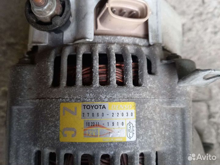 Генератор toyota corolla e12
