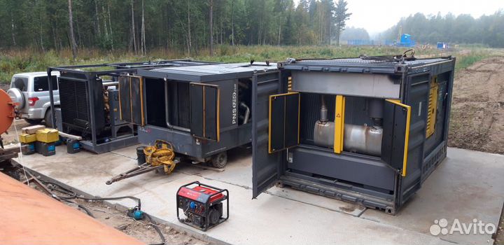 Опрессовка, гидроиспытания, аренда пескоструя