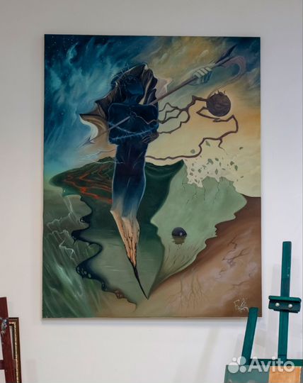 Картина маслом на холсте большая