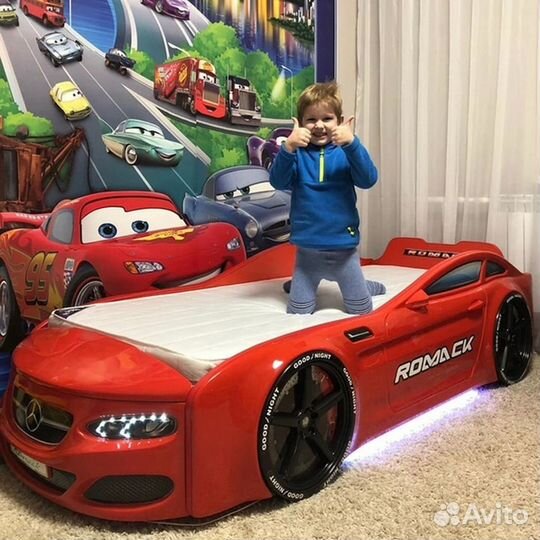 Кровать-машина детская