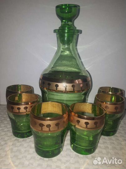 Винтажный ликеро-водочный набор из 70-х