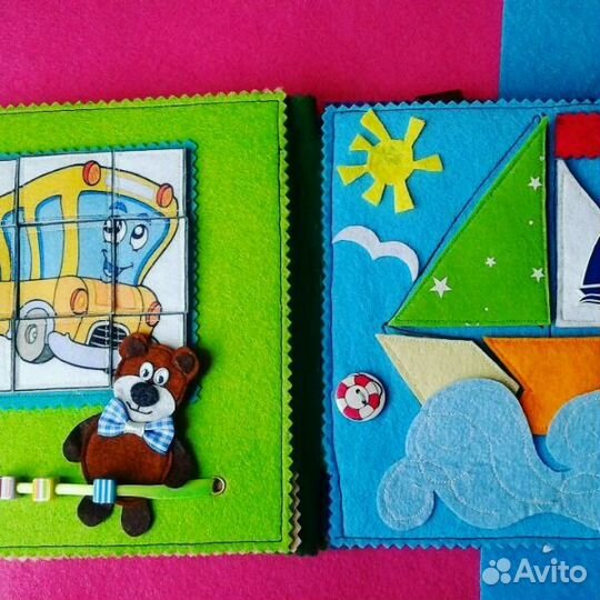 Книжка из фетра