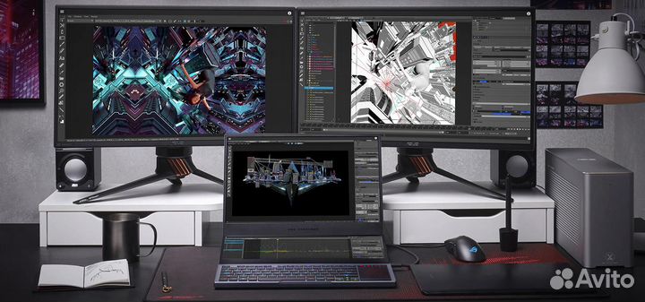 300hz rtx2070 48ddr4 m2x2 Asus Rog Zephyrus 15 Duo