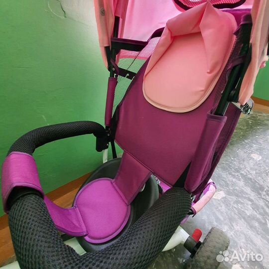 Детский велосипед с ручкой новый