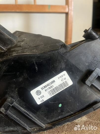 Задний правый фонарь пассат сс