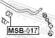 Втулка переднего стабилизатора D29 (mitsubishi