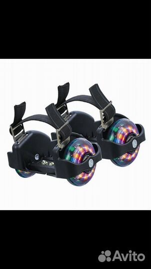 Ролики на пятку Flash Roller. Цвет - черный