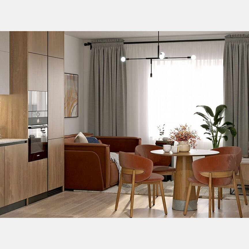 2-к. квартира, 55,1 м², 3/13 эт.