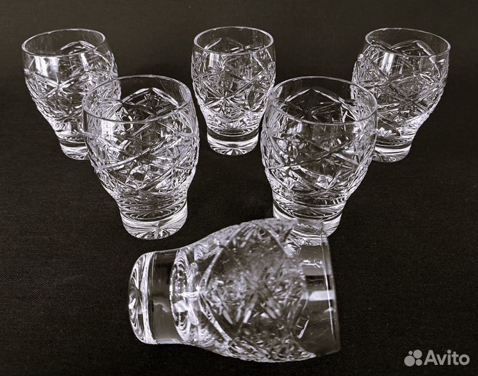 Стопки хрустальные СССР