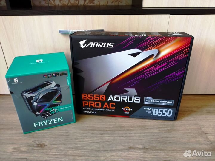 Комплект ryzen 5900x, b550,ddr4 64gb