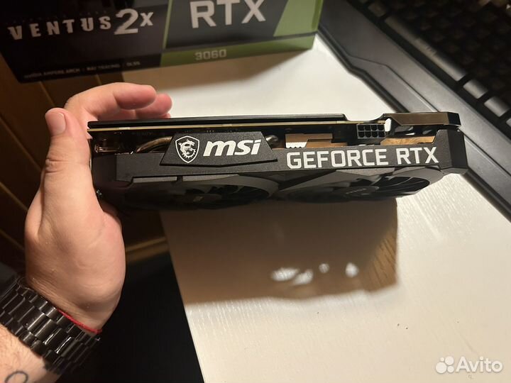 Видеокарта RTX 3060 12 gb MSI ventus 2X