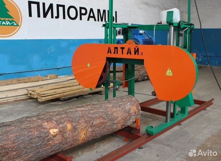 Пилорама ленточная Триумф 1200 15кВт