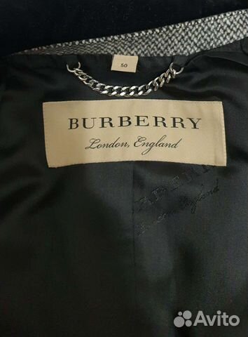 Шерстяное пальто мужское Burberry London