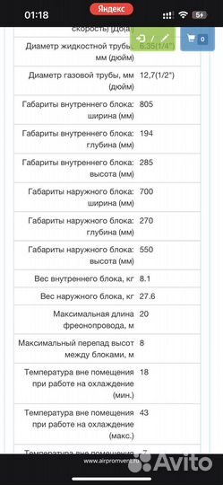 Сплит-система Axioma