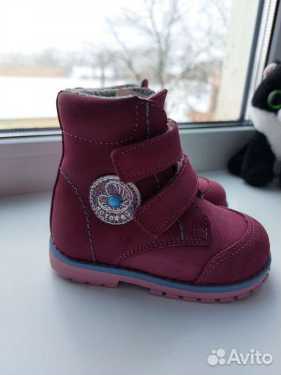 Ботинки демисезонные для девочки 21 размер