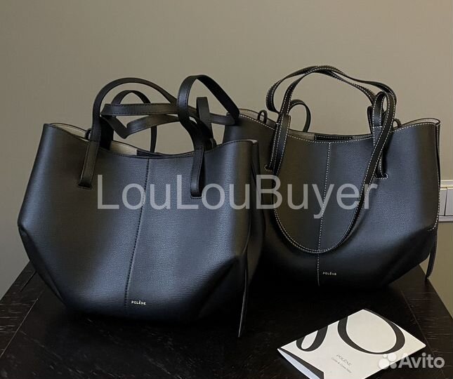 Сумка Polene cyme mini nоir, в наличии