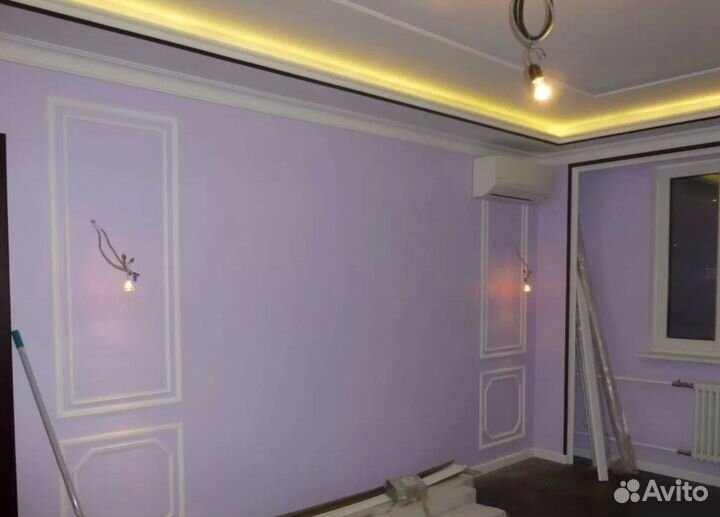 Ремонт квартир поклейка обоев шпаклевка штукатурка