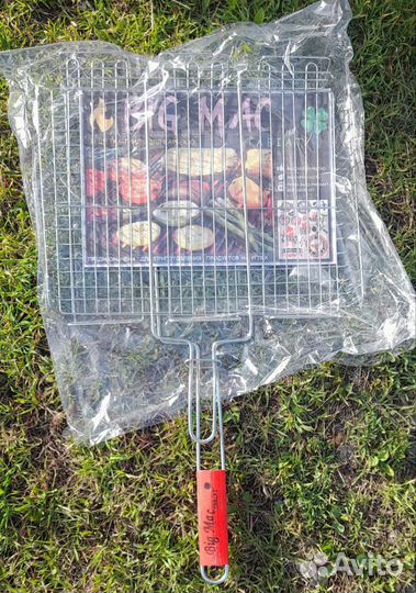 Решëтка для гриля и шашлыка, шампура