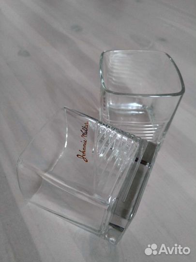 Новые 2 стакана коктейлей,коньяка Johnnie Walker