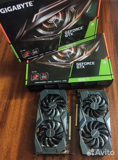 Майнинг ферма риг и видеокарты gigabyte GTX 1660TI