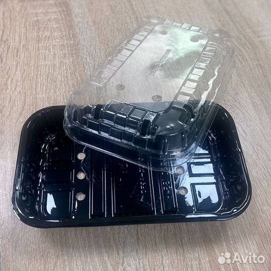 Пинетки (корексы, лукошки) черные 250г под ягоду