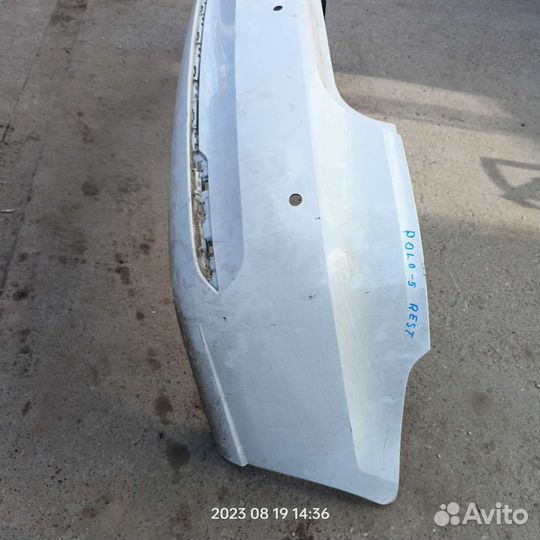 Задний бампер polo 5 рестайлинг